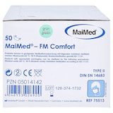 thumbnail of MAIMED- FM Comfort OP-Mundschutz, Maske 3-lagig medizinischer Mundschutz EN 14683 (Typ II) grün  1000 Stück