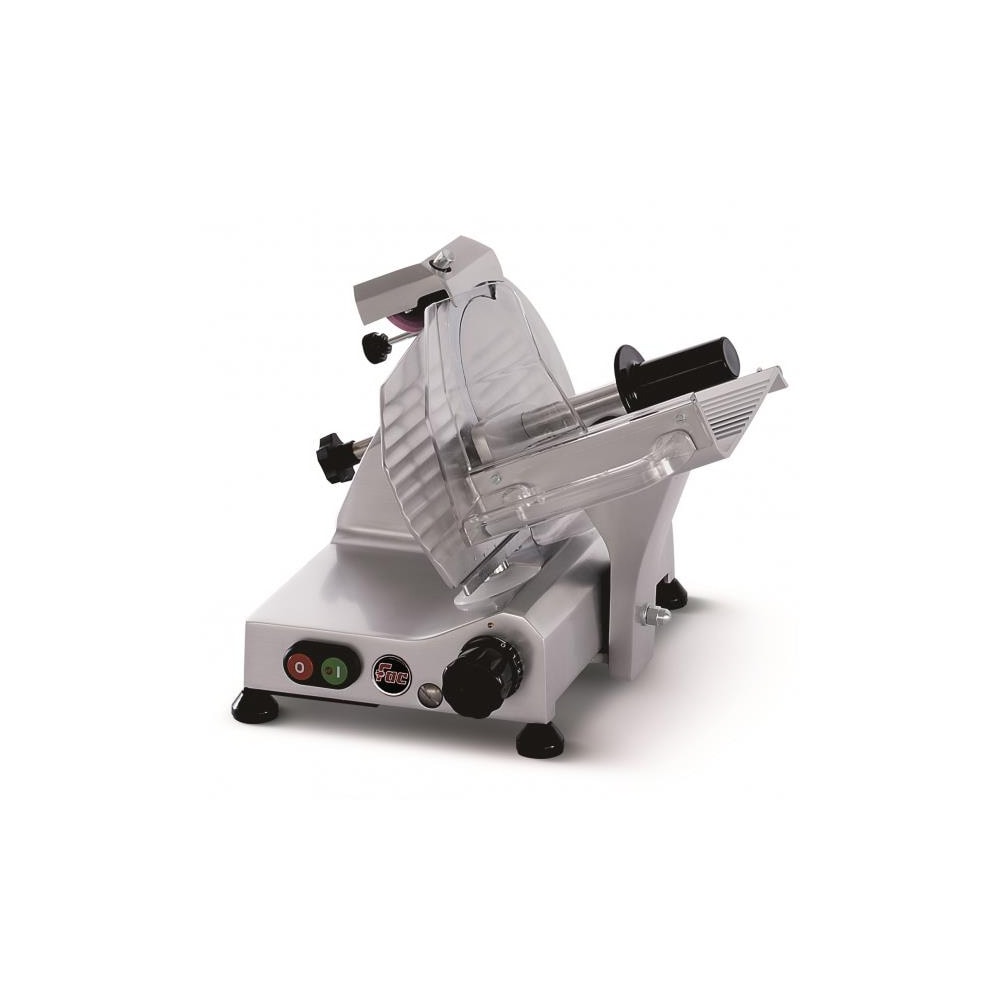 Fac - Affettatrice Elettrica a gravità CE Domestico Modello F 195 AF con affilatoio fisso