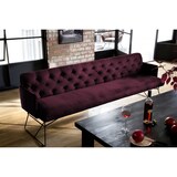 thumbnail of KAWOLA Esszimmerbank CHARME Velvet purple 166cm