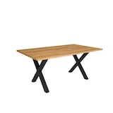 thumbnail of Soporte - Caballete - Patas - En forma de X - Madera Maciza para Tableros de Mesas - Salón - Comedor - Color Negro Lacado - 72x72cm _PATASSOLIDXNE