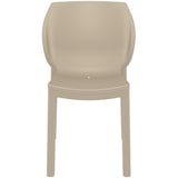 thumbnail of CLP 6er Set Gartenstühle Nora Kunststoff HBT: 80x58x59 cm taupe