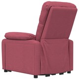 thumbnail of vidaXL Massagesessel Elektrisch Weinrot Stoff
