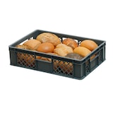 thumbnail of 6 Stück Bäckerkisten / Brotkisten 600 x 400 x 150 mm in Grau