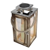 thumbnail of Lumisky Lanterne solaire en bois OAKY H28cm Bois Bois