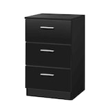 thumbnail of COSTWAY Holz-Nachttisch für Boxspringbett, Nachttischschrank mit 3 Schubladen, Beistelltisch-Aktenschrank