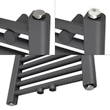 thumbnail of ECD Germany Badheizkörper 500×1200 mm Anthrazit, gerade, Mittelanschluss