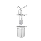 thumbnail of Hendi-dispenser met deksel voor GN1/6 roestvrijstalen containers