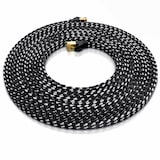 thumbnail of Primewire Flachbandpatchkabel CAT 7 mit Baumwollummantelung - Gigabit Ethernet LAN Kabel - 10 Gbit/s - U/FTP PIMF Schirmung - Netzwerkkabel - 10m