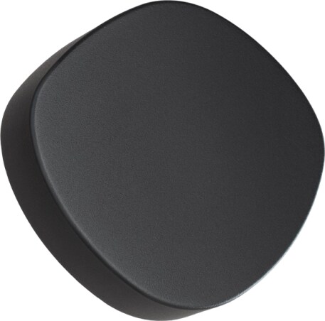 Zafferano Ciottolo LED Wandleuchte IP54 7W 890lm 3000K in Dunkelgrau Aluminium