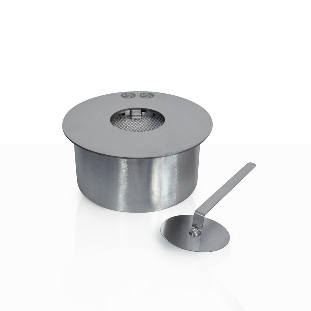 Ronde brander voor bio-ethanolhaard RVS biohaard 2,5 lt d.25 cm