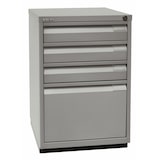 thumbnail of BISLEY Schubladenschrank Serie F abschließbar in silber Bürocontainer Schreibtischcontainer Akten Standcontainer