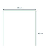 thumbnail of Universele A4 etiketten 25 vel 210x297 mm TRANSPARANT, voordeelpak: 3x 25 vel