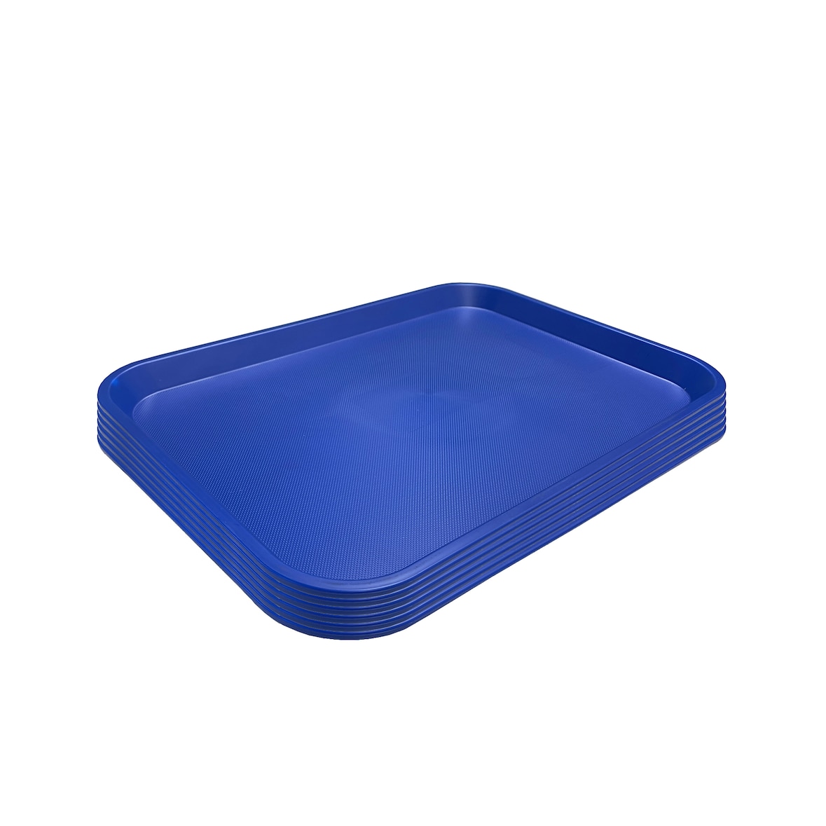 Fast Food Dienblad 45,5 x 35,5 cm. Kleur blauw (Partij van 6 stuks). DENOX.
