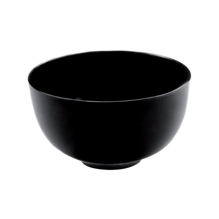 MONOUSO - Mehrweg Schüssel aus PS "Small" Schwarz 150ml Ø8,2cm (12 Stück)