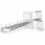 thumbnail of Antenna digitale terrestre esterno 38 elementi banda uhf 5g lte alluminio plastica bianca dvb-t2 hevc main 10 hd uhd