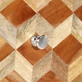 thumbnail of vidaXL Nachttisch Grau 40x30x50 cm Massivholz Mango