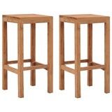 thumbnail of vidaXL Barhocker 2 Stk. Massivholz Teak
