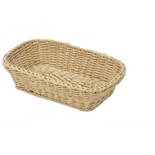 3x Saleen Korb. rechteckig. Farbe: hellbeige. Maße: 26.5 x19x 7 cm