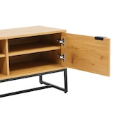 thumbnail of TV-Möbel Dekor Melamin 150 cm Holz und Schwarz