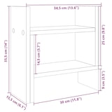 thumbnail of Organisateur De Bureau Blanc 34,5x15,5x35,5cm Bois D Ingénierie