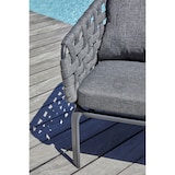 thumbnail of Gartenmöbel für 4 Personen aus gewebtem Seil und anthrazitgrauem Aluminium - CAMARGUE