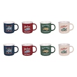 thumbnail of Coffret de 8 tasses Californy 10 cl -  10.00 cl Multicolore Rond Céramique Table Passion 9.00x7.00 cm