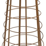 thumbnail of Deko-Baum HWC-O91, Weihnachtsbaum Schmuckbaum Weihnachtsdeko Christbaum zum Beschmücken, Metall 115cm ~ goldfarben