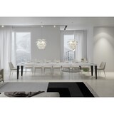 thumbnail of Itamoby Tavolo allungabile 90x160/420 cm Flame Premium bianco frassino telaio Antracite