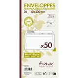 thumbnail of Clairefontaine 500x Umschläge 110x220mm/DL FOREVER 80g - Weiß 65935C
