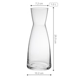 thumbnail of Bormioli Rocco YPSILON Karaffe 1 L 6er Set