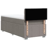 thumbnail of vidaXL Boxspringbett mit Matratze Taupe 100x200 cm Stoff
