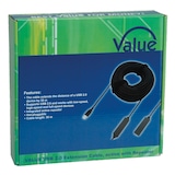 thumbnail of VALUE USB 2.0 aktive Kabelverlängerung, schwarz, 30 m