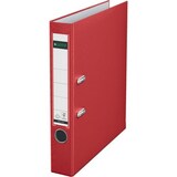 thumbnail of Leitz 180° Ordner Schmal DIN A4 52 mm Rot 2 Ringe 1015 Pappkarton Matt Hochformat