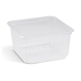 thumbnail of 50x Rechteckschale Quadroboxx Salatschale 115x115x61mm PP transparent 500ml