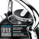 thumbnail of Arendo Wasserkocher mit Temperatureinstellung, 1,7 l, 2200 W, Edelstahl Retro Style Vintage, Überhitzung & Trockenkochschutz, schwarz