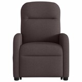 thumbnail of vidaXL Elektrischer Massagesessel mit Aufstehhilfe Dunkelbraun Stoff