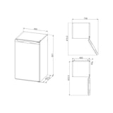 thumbnail of Congelatore Smeg FF08EW verticale 63l classe E Bianco