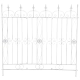 thumbnail of Conjunto de 4 cercas de jardim acelga branco antigo.