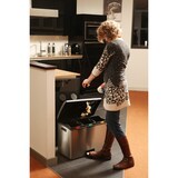 thumbnail of EKO RVS-afvalemmer Roestvrij-staal 407 mm 632 mm 462 mm zilver