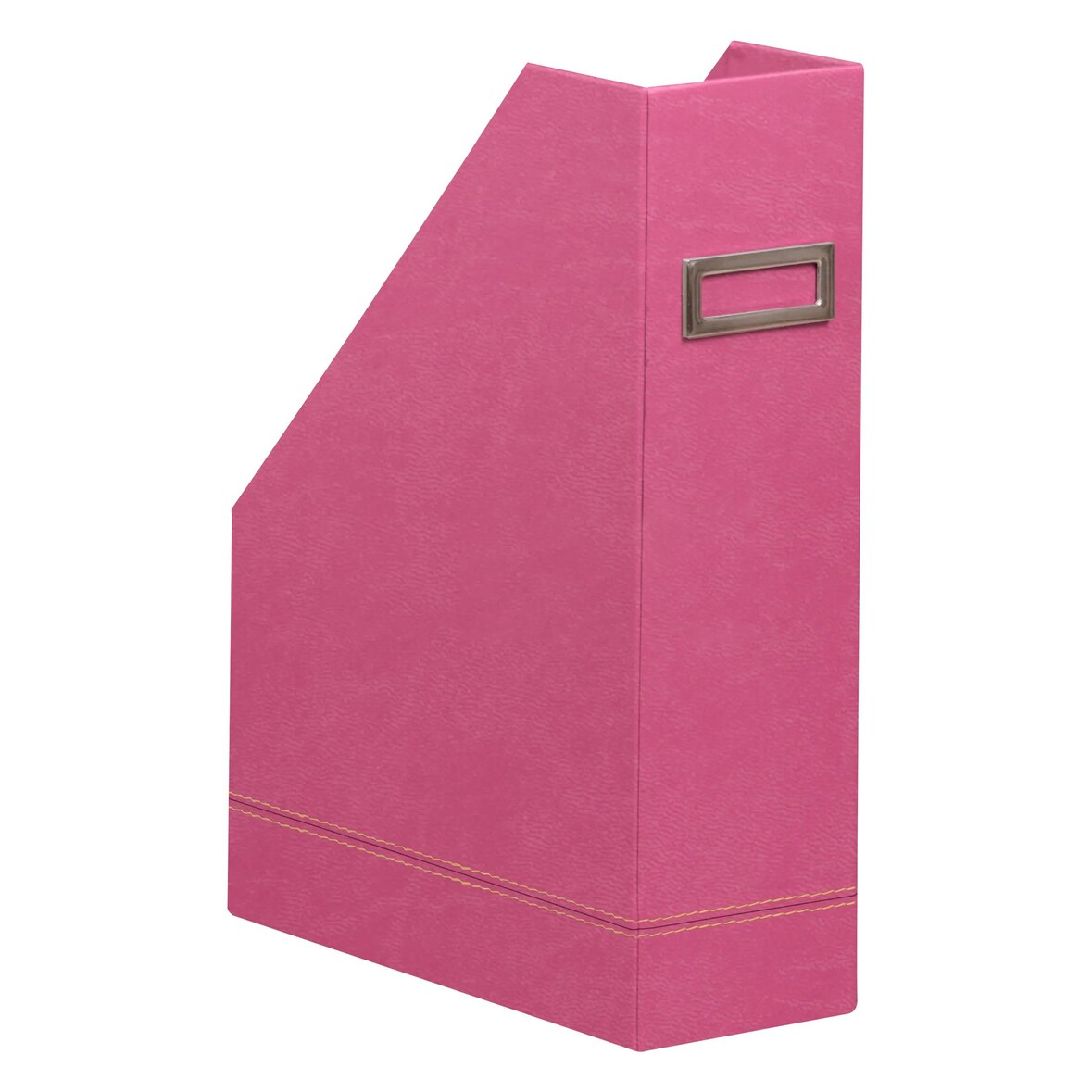 Rhodiarama Stehsammler aus Kunstleder, 10x25x31cm - Fuchsia 194551C