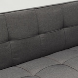 thumbnail of Divano letto in tessuto 2 posti design moderno Gemma pronto letto - Grigio Scuro-DI319MIG