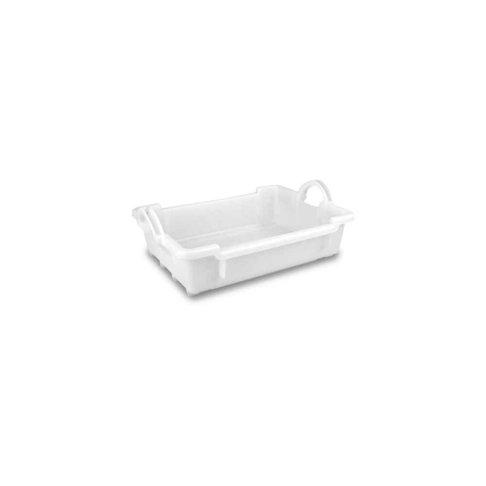 Cubeta apilable y encajable 650x450x225 mm. Blanco. 20 l. CONGOST
