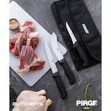 thumbnail of Pirge Butcher's Profi Metzgermesser Set mit Tasche 4 Stück - Profi Schlachtermesser Set - Fleischermesser Set - Ausbeinmesser - Profi Messerset Scharf
