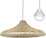 thumbnail of Lumisky Kabellose Pendelleuchte FREYA LARGE RGB D70CM Seegras Beige