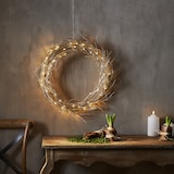 thumbnail of LED Lichtkranz Fizzy Fenster Türschmuck 50 LED D: 45cm für Innen gold