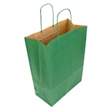 thumbnail of Bolsas Sos Con Asas  80 G/M2 20+10X29 Cm Verde Kraft (250 Unidades)
