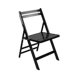 thumbnail of Klappstuhl aus Bambusholz Schwarzer 42,5 x 47,5 x 79 cm O91