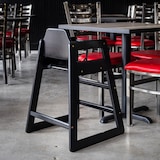 thumbnail of TABLECRAFT - 61EU - Trona de madera - 52 x 52 x 76 cm - Negro