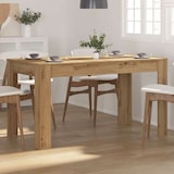 thumbnail of vidaXL Esstisch Artisan-Eiche 140x74,5x76 cm Holzwerkstoff