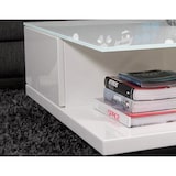 thumbnail of SalesFever salontafel vierkant | twee laden | MDF hout | B 100 x D 100 x H 36 cm | wit